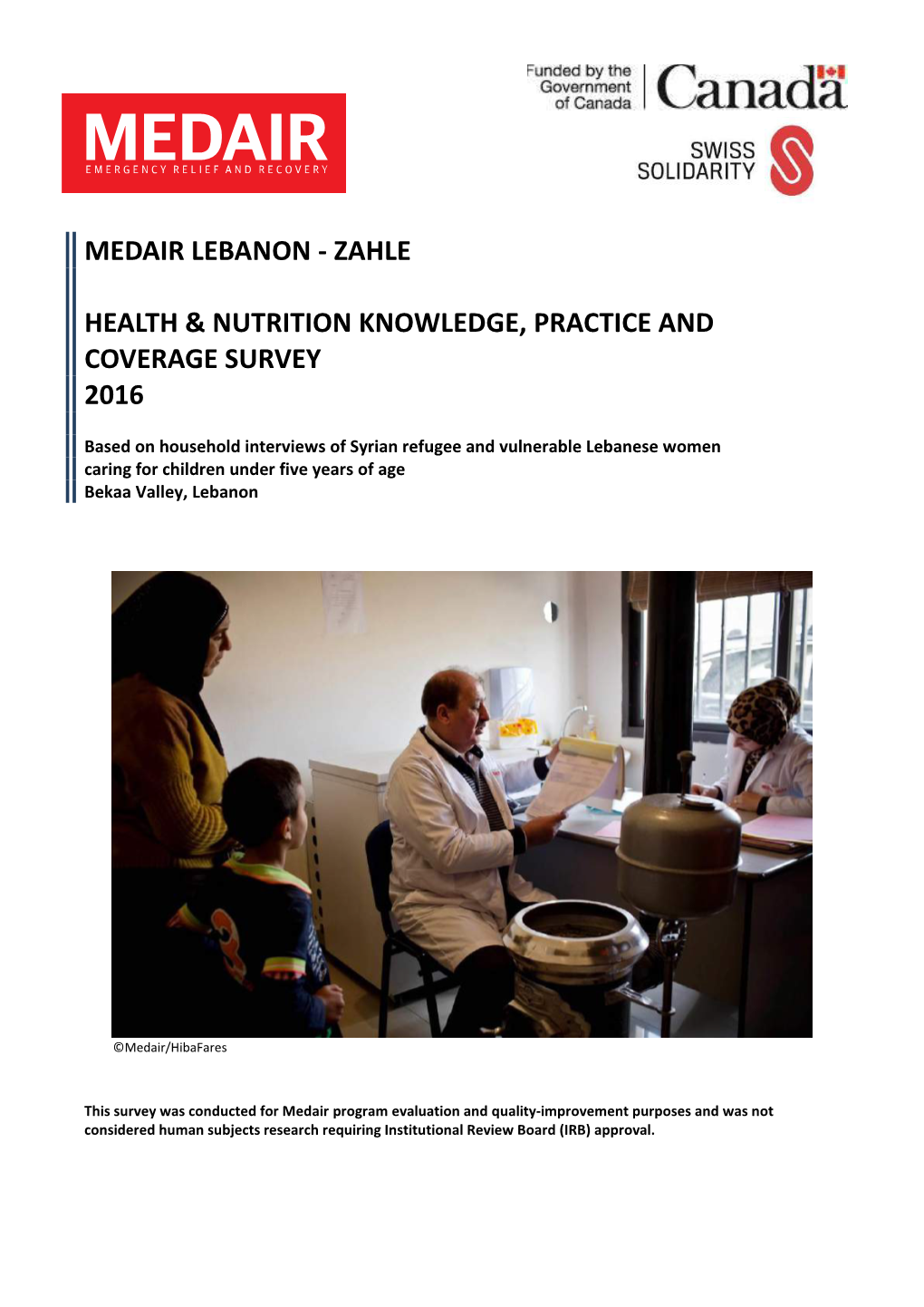 Medair Lebanon - Zahle