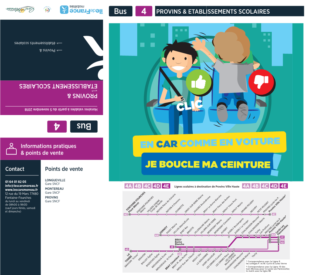 4 Provins & Etablissements Scolaires