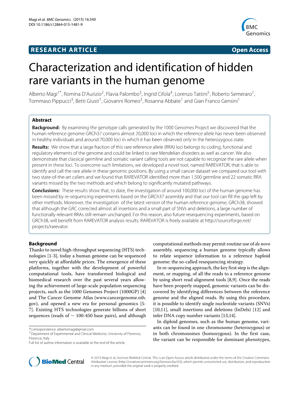 Characterization and Identification of Hidden Rare Variants in the Human