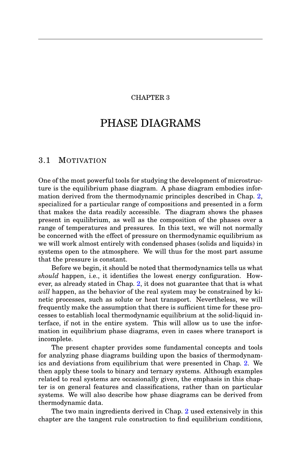 Phase Diagrams