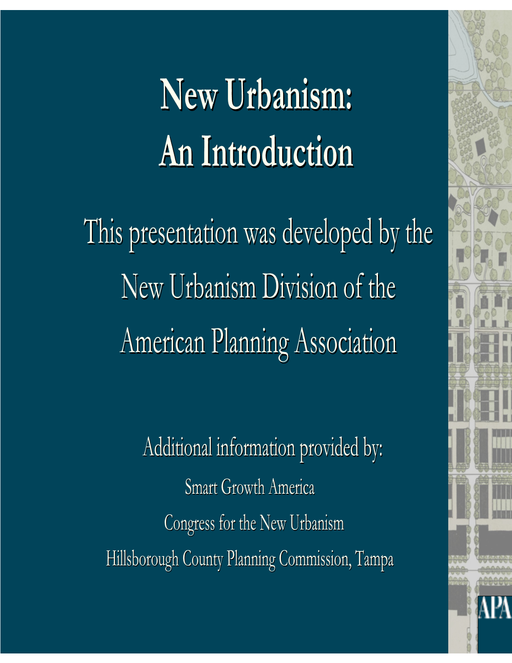 New Urbanism