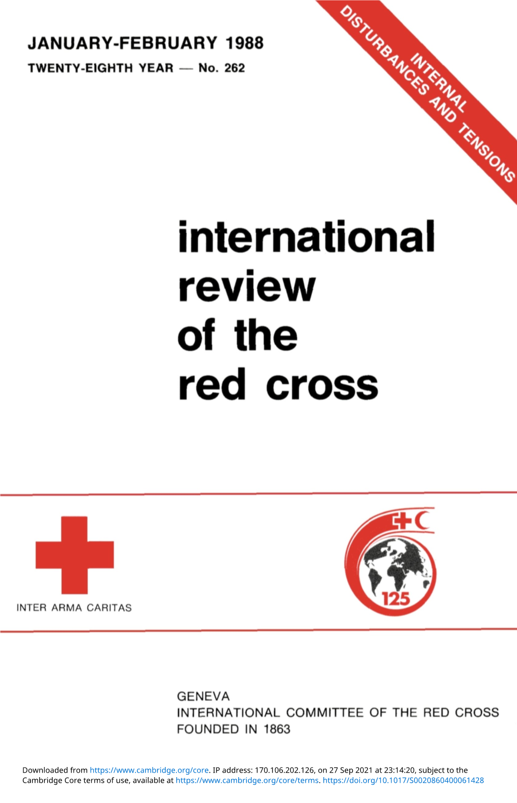 International Review of the Red Cross