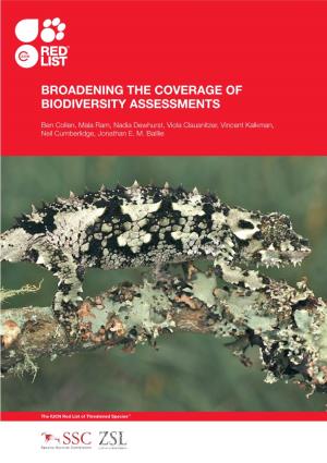 Broadening the Coverage of Biodiversity Assessments