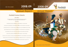 PAN SA Language Board Annual Report 2008/09