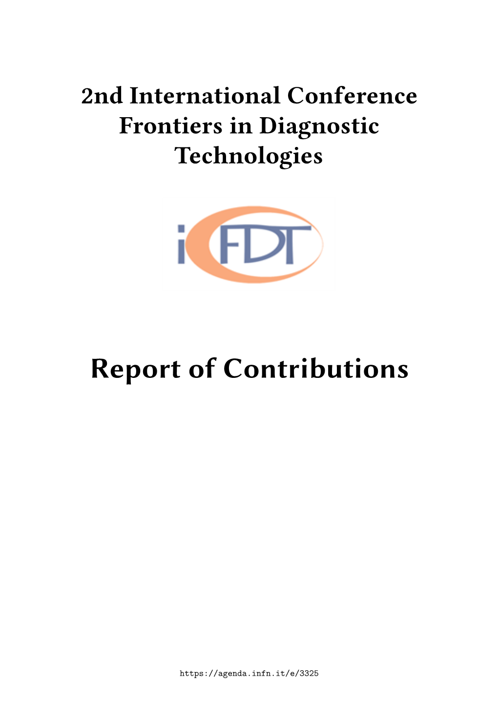 Report of Contributions