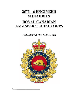 A Guide for the New Cadet 2015 V2