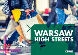Tenant Mix on Warsaw High Streets