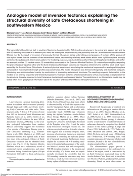 Analogue Model of Inversion Tectonics Explaining the Structural Diversity of Late Cretaceous Shortening in Southwestern Mexico