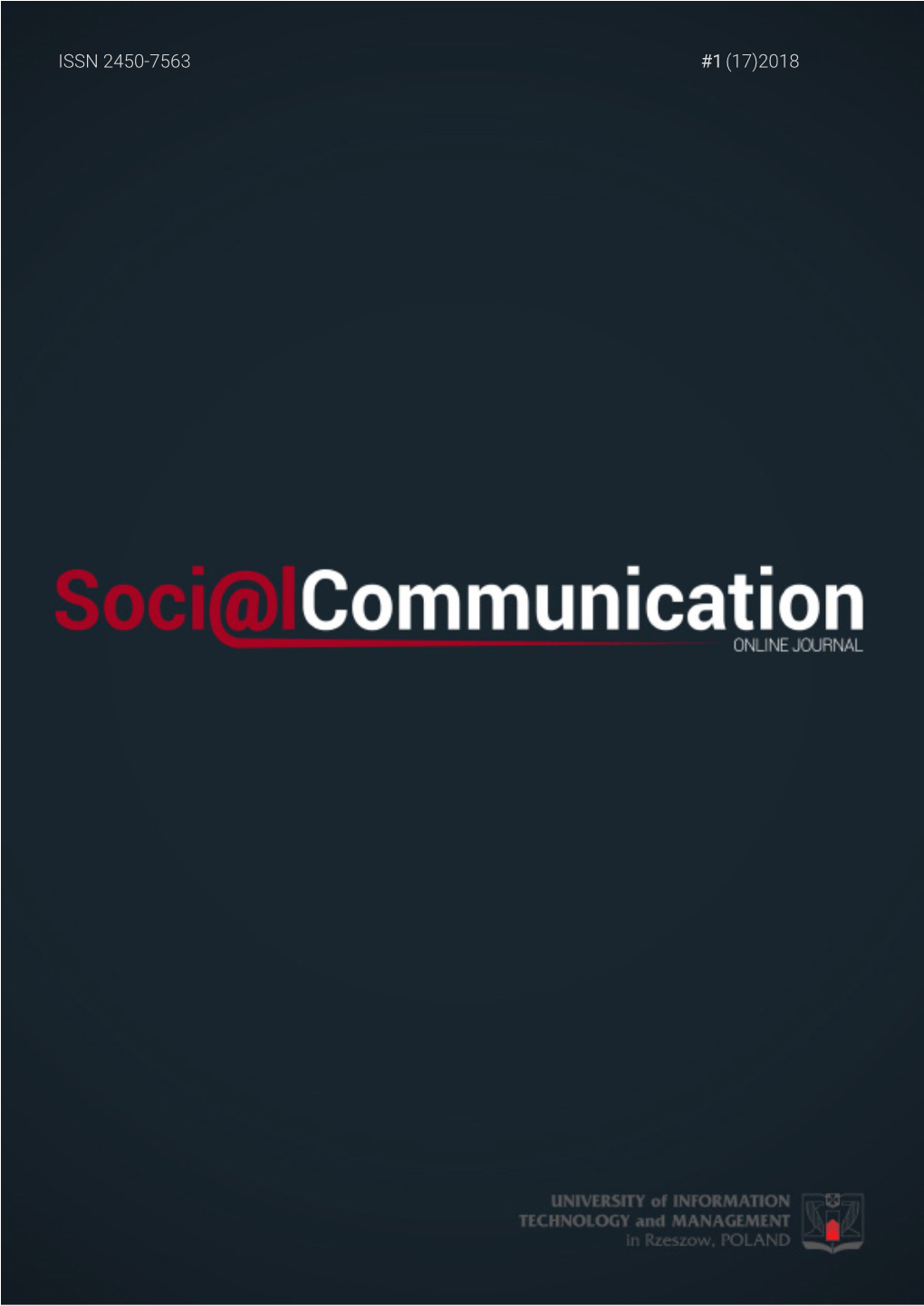 Social Communication1 17 2018 V2