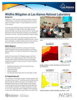 Wildfire Mitigation at Los Alamos National Laboratory
