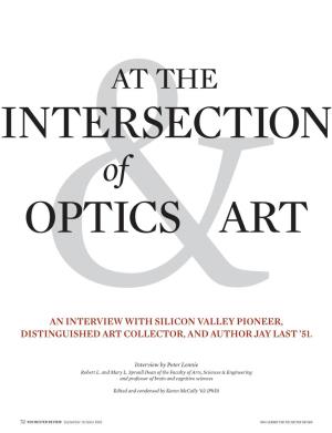 AT the INTERSECTION of OPTICS ART