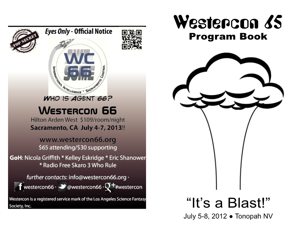 Tonopah Westercon Program Book