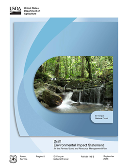 El Yunque National Forest Draft Environmental Impact Statement For