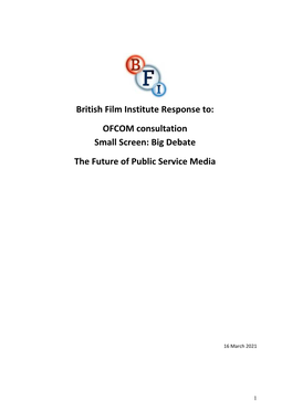British Film Institute (BFI)