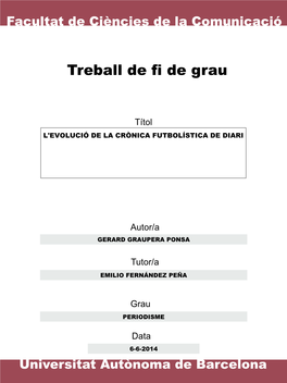 Treball D'investigació