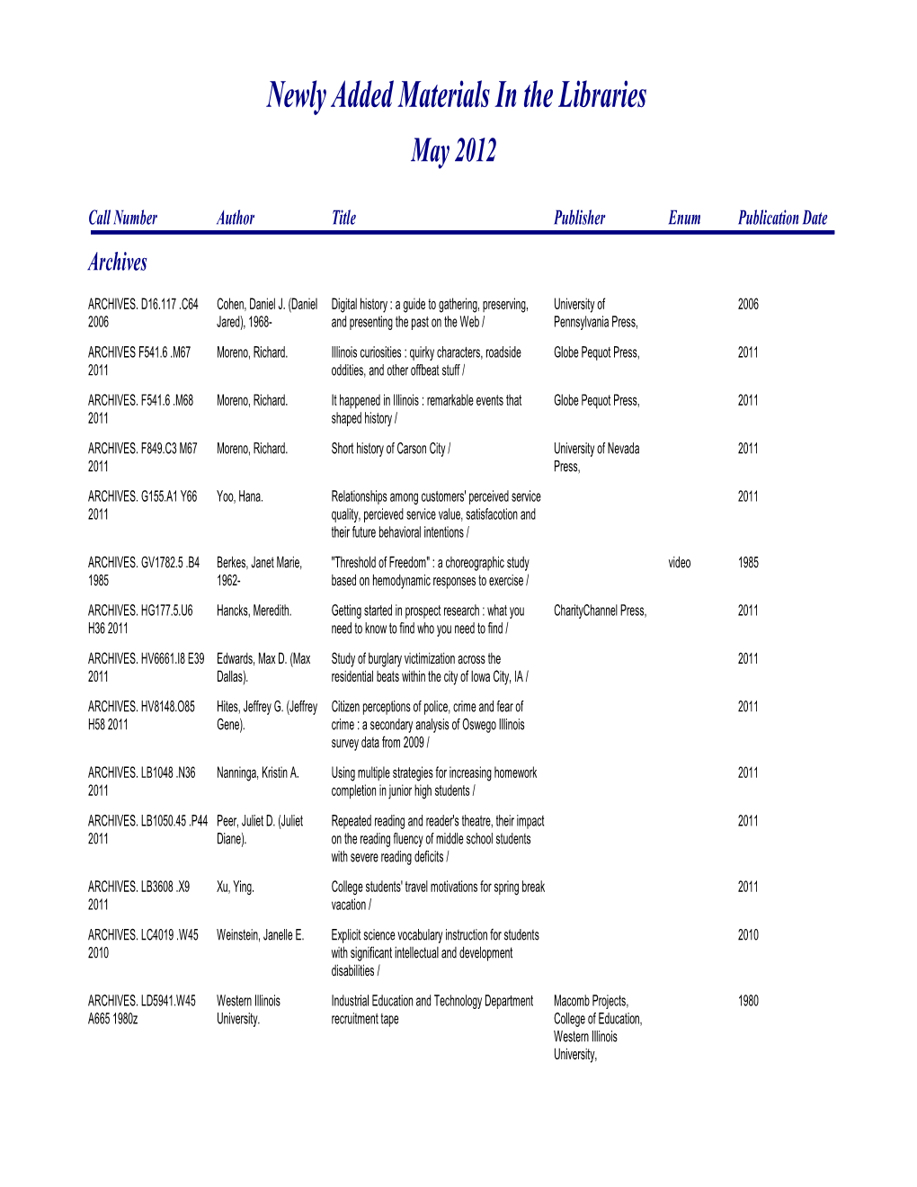 C:\Documents and Settings\Msnll\My Documents\Voyagerreports\Acquisitionsqry&Rpt\Acq Newbookspbksgov