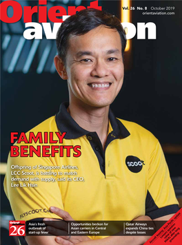 FAMILY BENEFITS Offspring of Singapore Airlines, LCC Scoot, Is Battling to Match Demand with Supply, Said Its CEO, Lee Lik Hsin