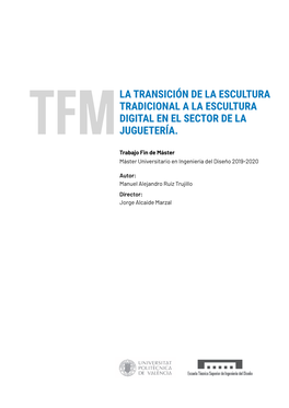 TFM La Transición De La Escultura Tradicional a La Escultura Digital En