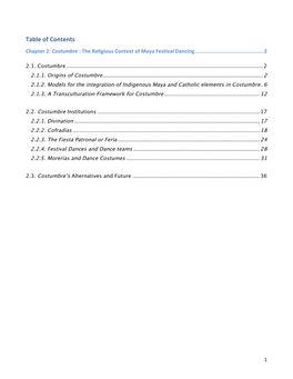 Chapter 2: Costumbre: the Religious Context Maya