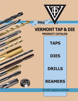 Vermont Tap & Die Catalog