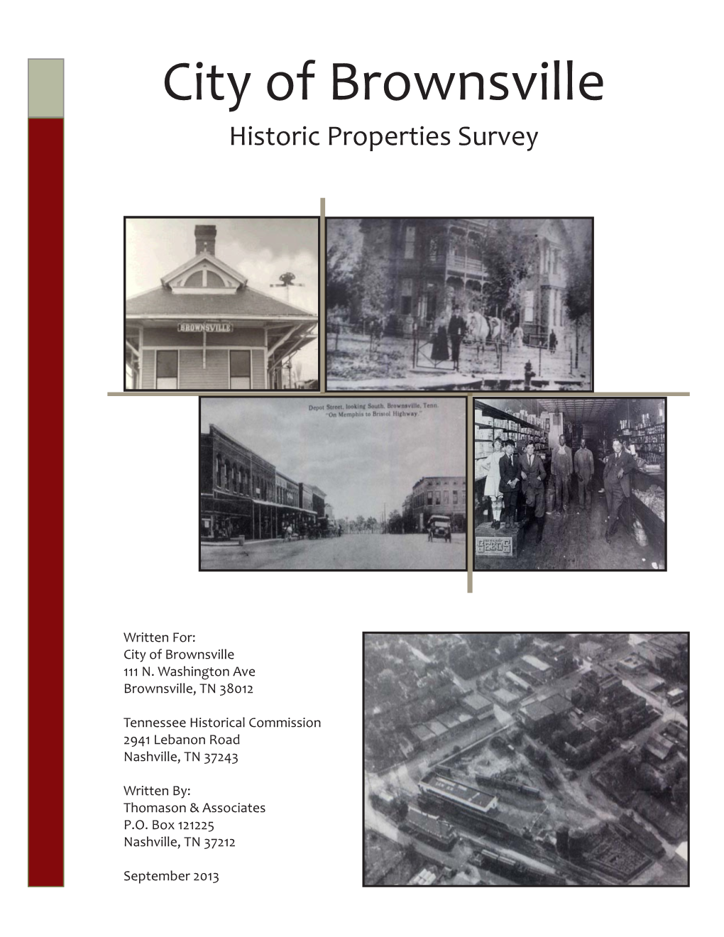 City of Brownsville Historic Properties Survey