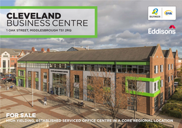Cleveland Business Centre 1 Oak Street, Middlesbrough Ts1 2Rq