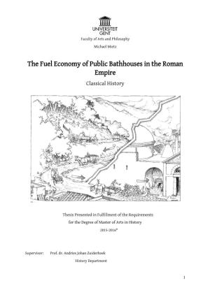 The Fuel Economy of Public Bathhouses in the Roman Empire Classical History