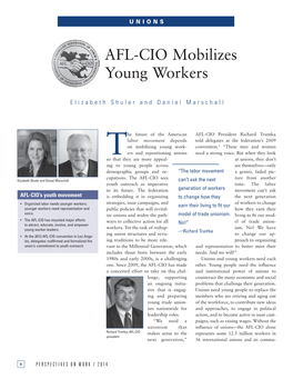 AFL-CIO Mobilizes Young Workers
