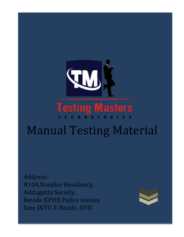 Manual Testing Material