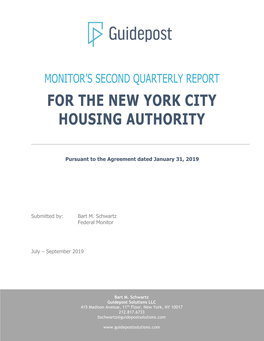 Second Quarterly Report for the New York City Housing Authority