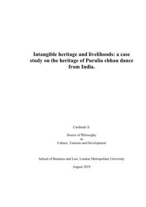 A Case Study on the Heritage of Purulia Chhau Dance from India