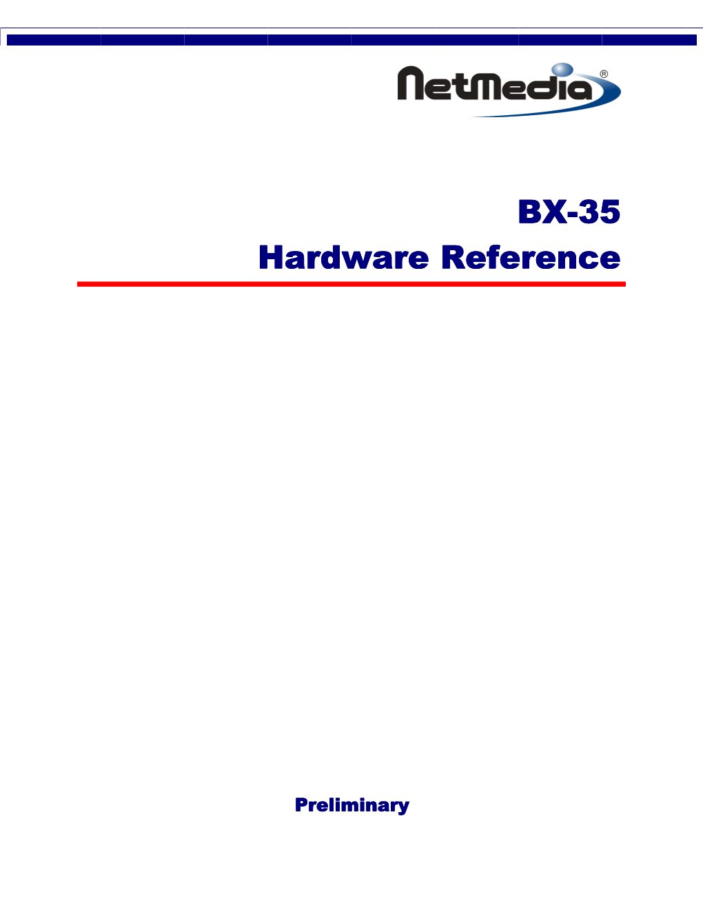 BX35 Hardware Refere