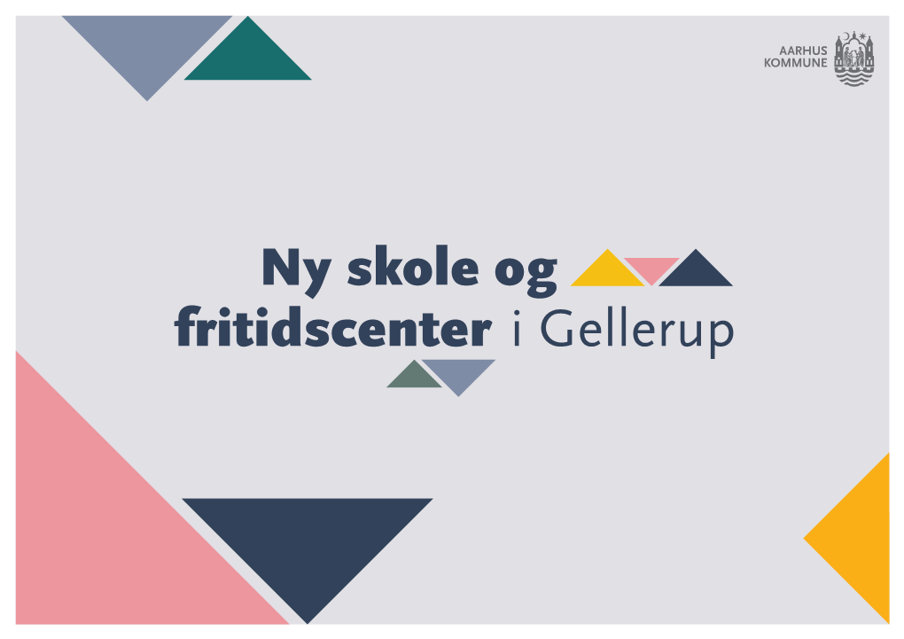 Pædagogisk Program for Den Nye Skole Og Fritidscenter I Gellerup