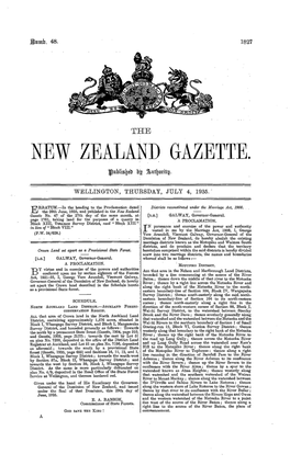 NEW ZEALAND GAZETTE. [No, 48