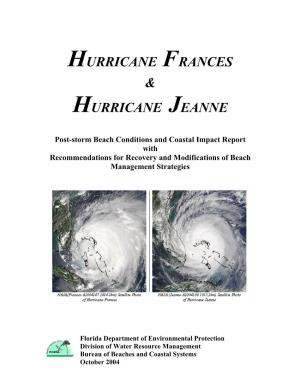 Hurricanes Frances & Jeanne Report