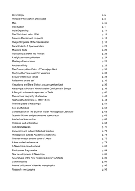 Table of Contents Provided by Blackwell's Book Services and R.R