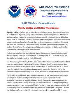 MIAMI-SOUTH FLORIDA National Weather Service Forecast Office