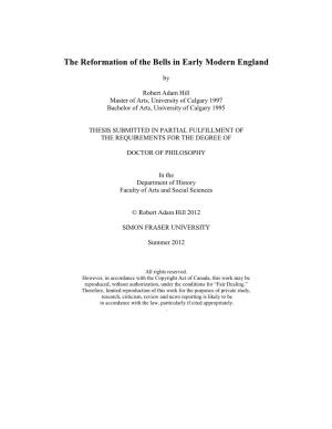 The Reformation of the Bells in Early Modern England