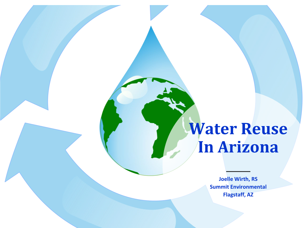 Water Reuse in Arizona