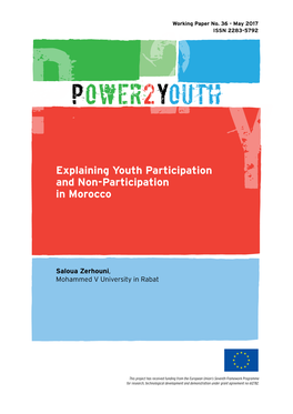 Explaining Youth Participation and Non-Participation in Morocco