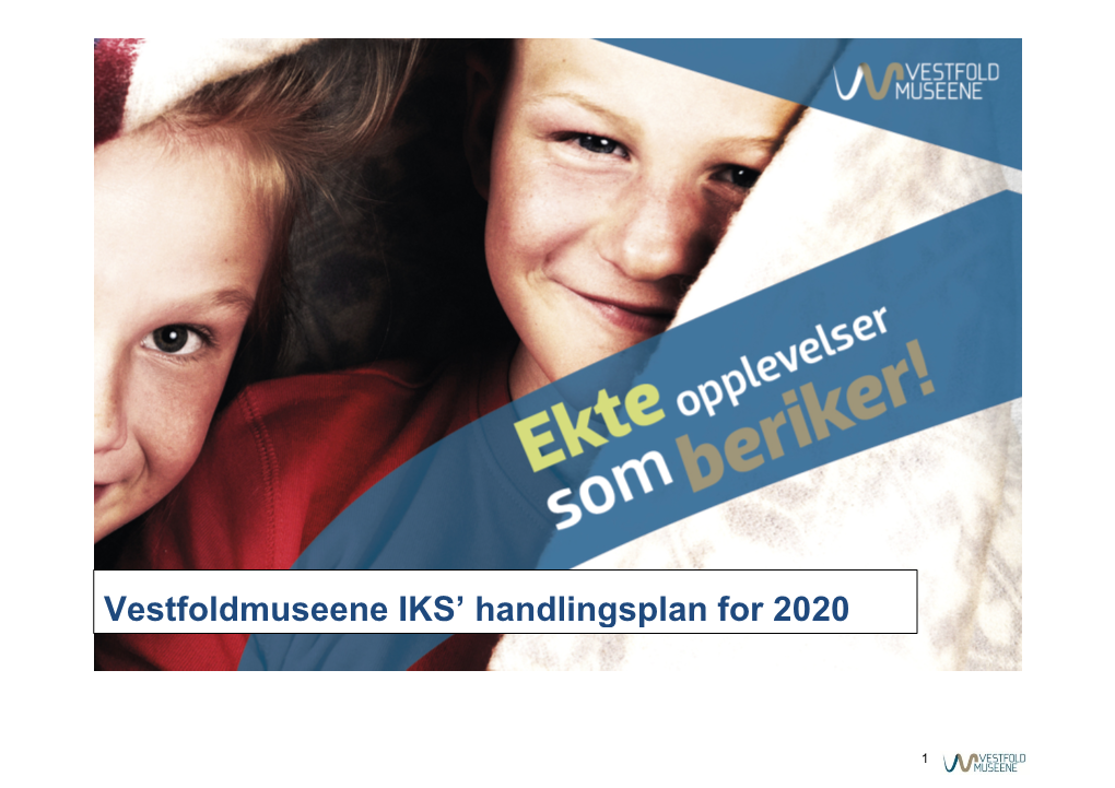 Vestfoldmuseene IKS' Handlingsplan for 2020