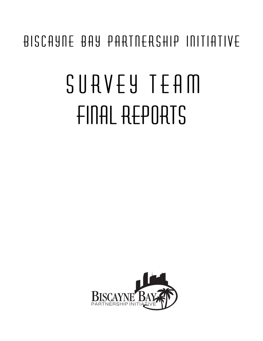 Survey TEAM Final Reports Survey Teams Final Report 1 Contents Preface