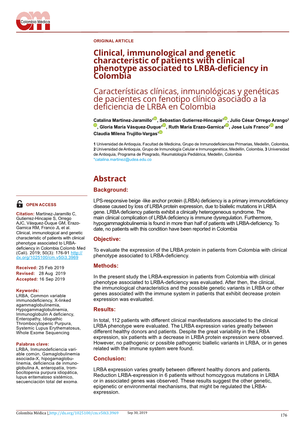 Clinical, Immunological and Genetic Characteristic of Patients With