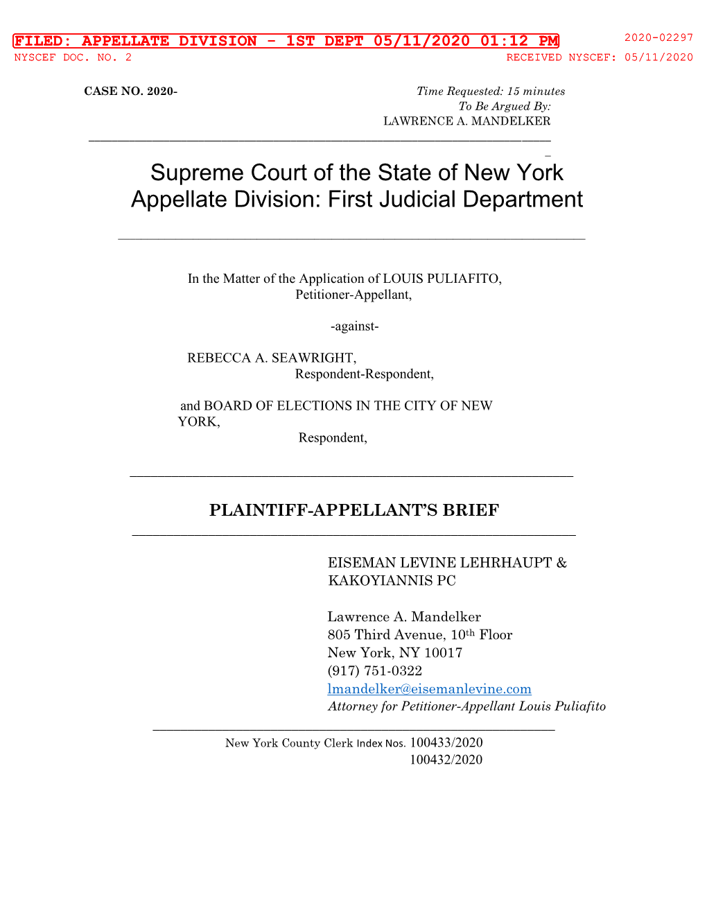 Appellant's Brief