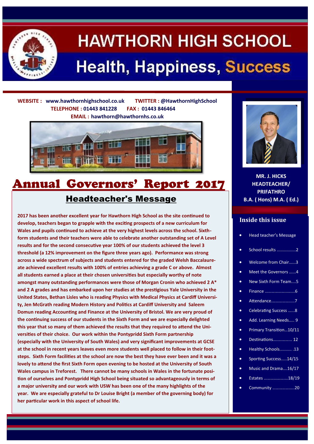 Annual Governors' Report 2017