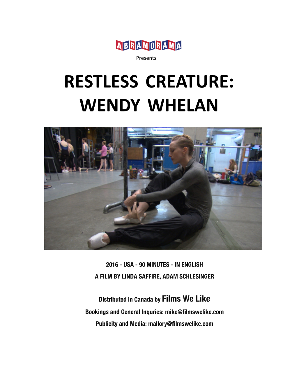 Restless Creature: Wendy Whelan