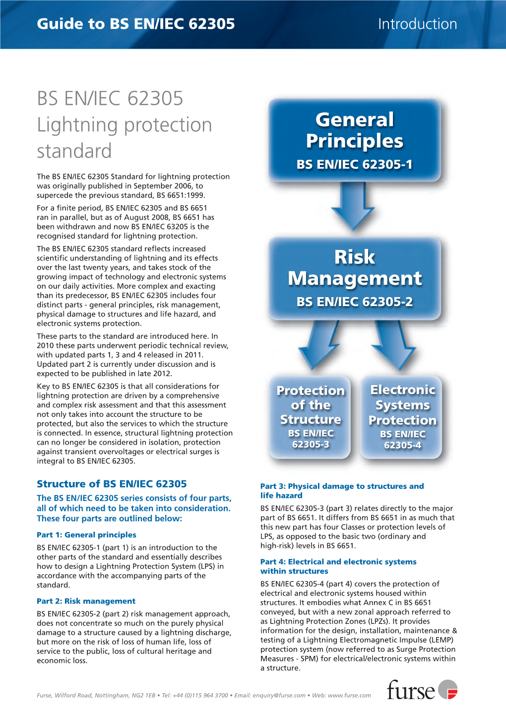 BS EN/IEC 62305 Lightning Protection Standard