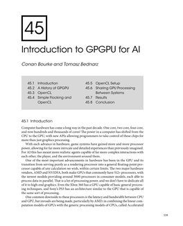 Introduction to GPGPU for AI