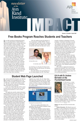 Free Books Program Reaches Students and Teachers
