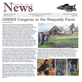 GREEN Congress at the Nisqually Farm